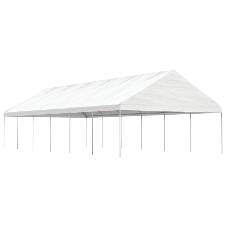 Paviljong Med Tak Vit 17,84X5,88X3,75 M Polyeten