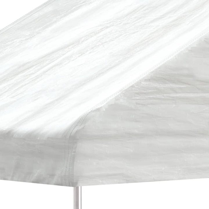 Paviljong Med Tak Vit 17,84X5,88X3,75 M Polyeten