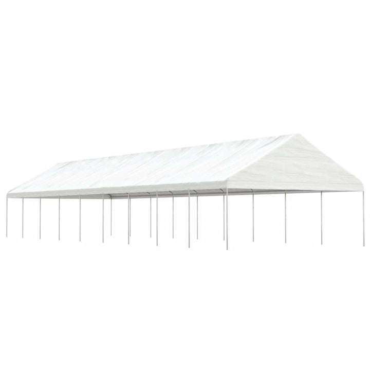 Paviljong Med Tak Vit 17,84X5,88X3,75 M Polyeten