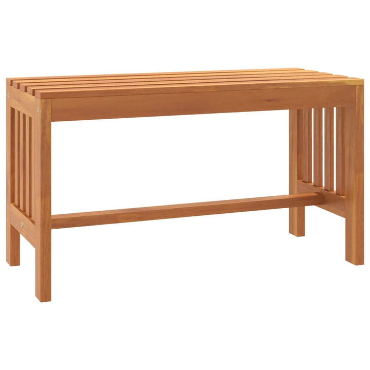 Trädgårdsbänk 80 Cm Massivt Eukalyptusträ
