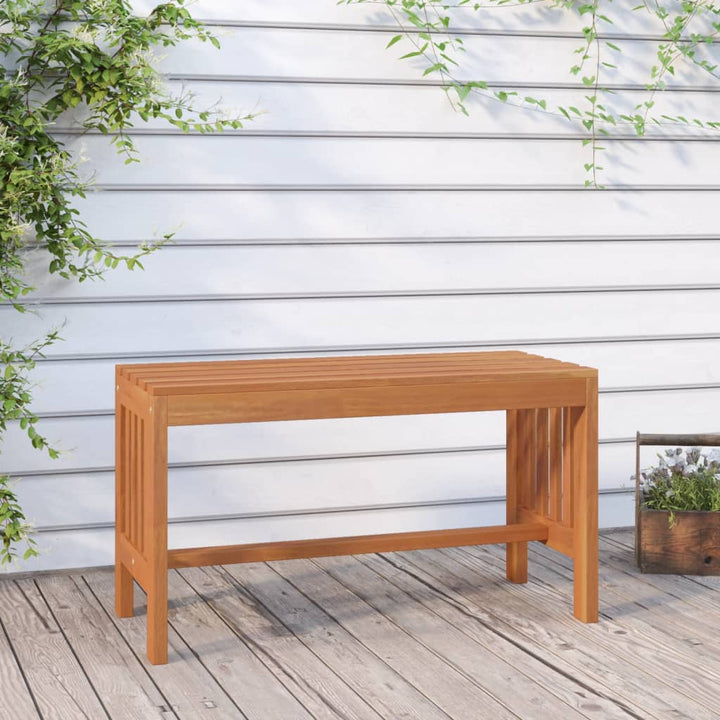 Trädgårdsbänk 80 Cm Massivt Eukalyptusträ