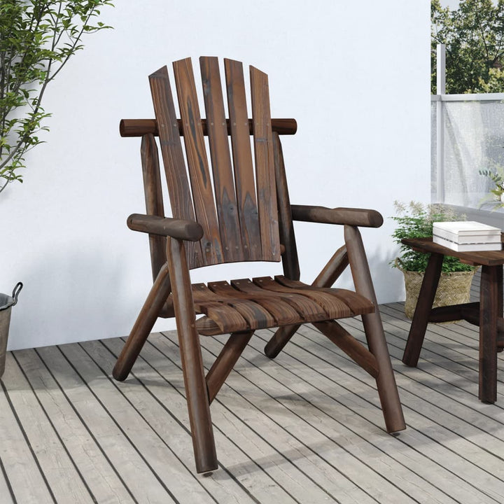 Trädgårds 2-Sits 119X85X98 Cm Massivt Granträ