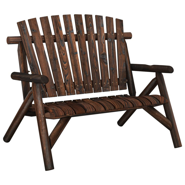 Trädgårds 2-Sits 119X85X98 Cm Massivt Granträ