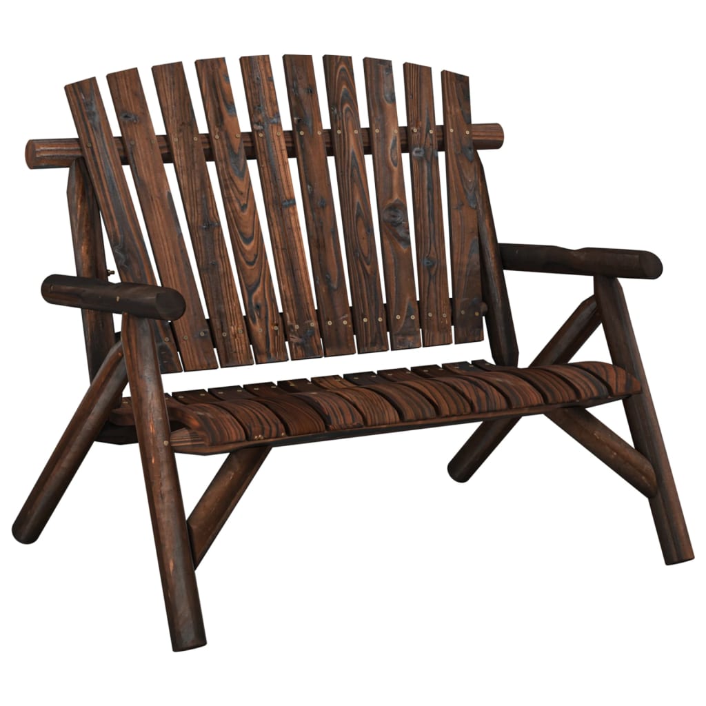 Trädgårds 2-Sits 119X85X98 Cm Massivt Granträ