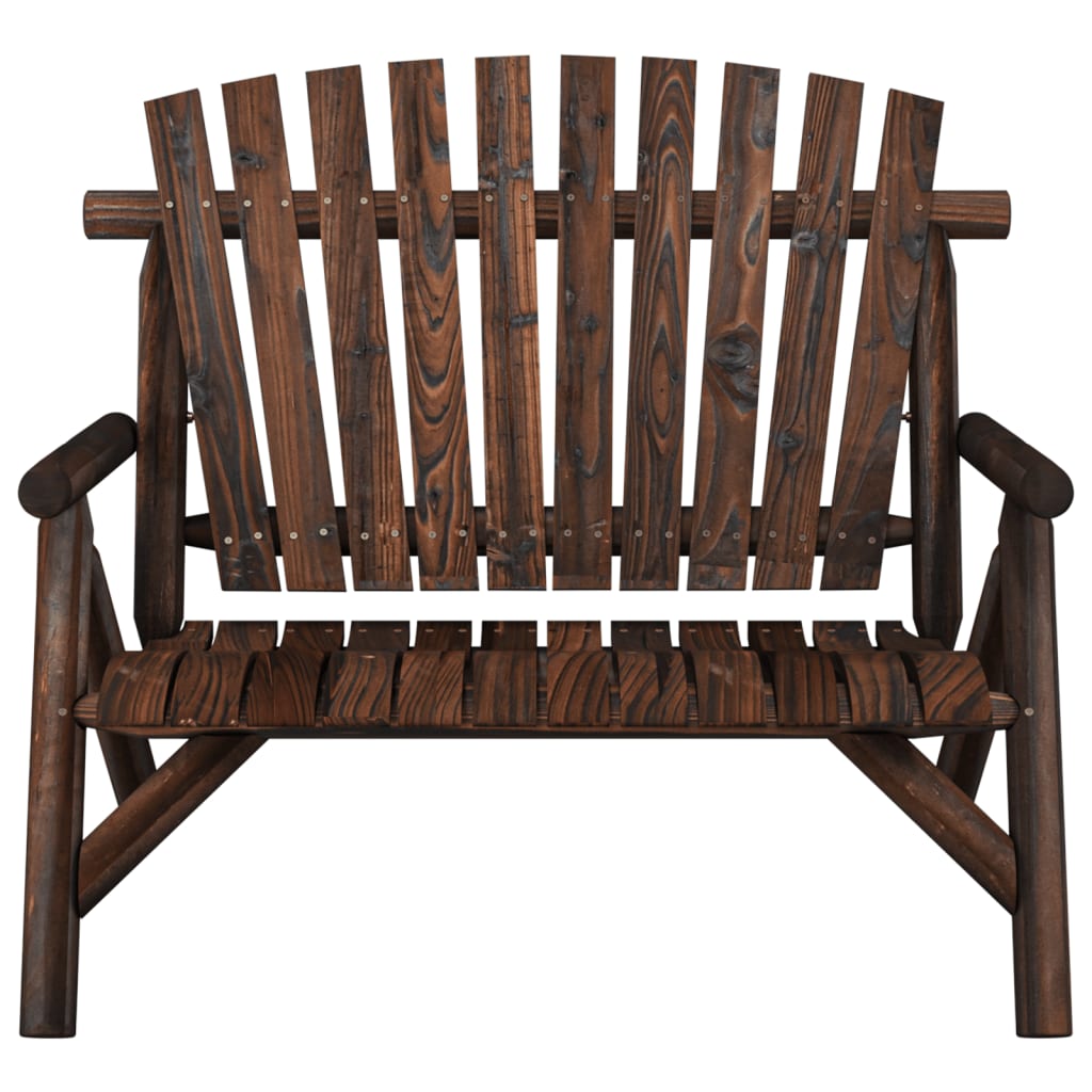 Trädgårds 2-Sits 119X85X98 Cm Massivt Granträ