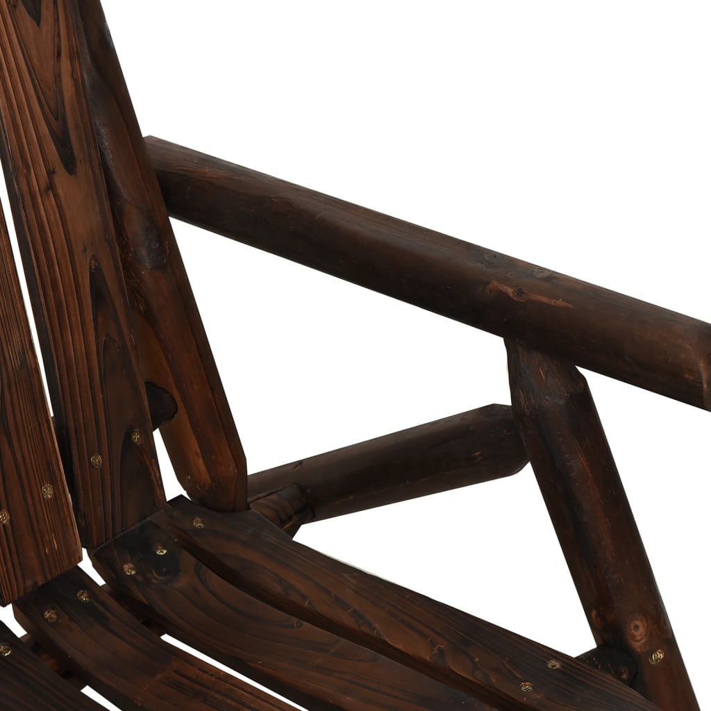 Trädgårds 2-Sits 119X85X98 Cm Massivt Granträ
