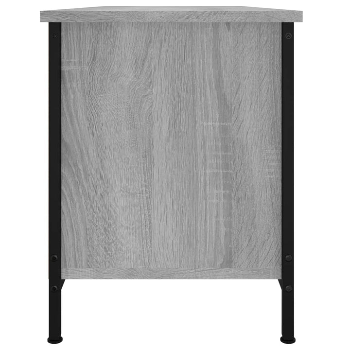 Tv-Bänk Med Dörrar 102X35X45 Cm Konstruerat Trä