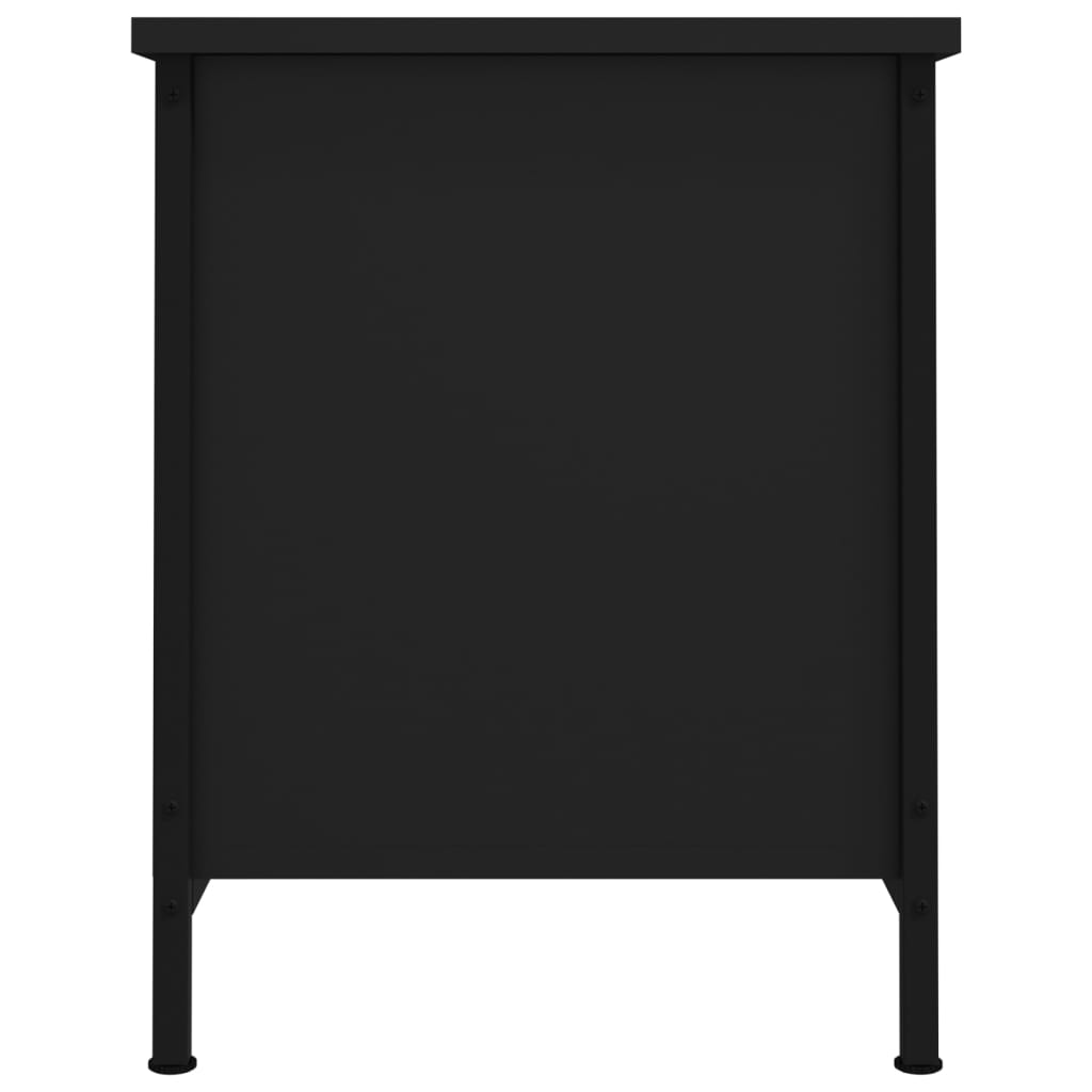 Tv-Bänk Med Dörrar 60X35X45 Cm Konstruerat Trä