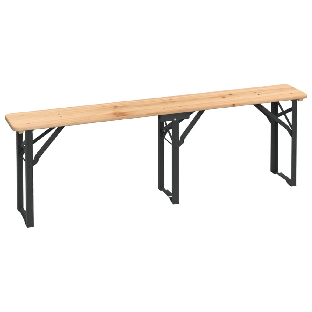Bargrupp 3 Delar Hopfällbar Massiv Gran