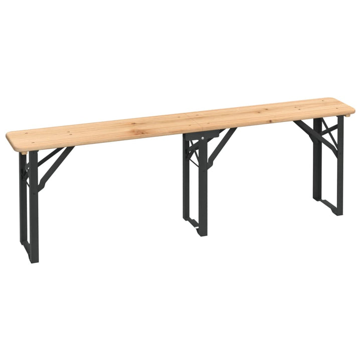 Bargrupp 3 Delar Hopfällbar Massiv Gran