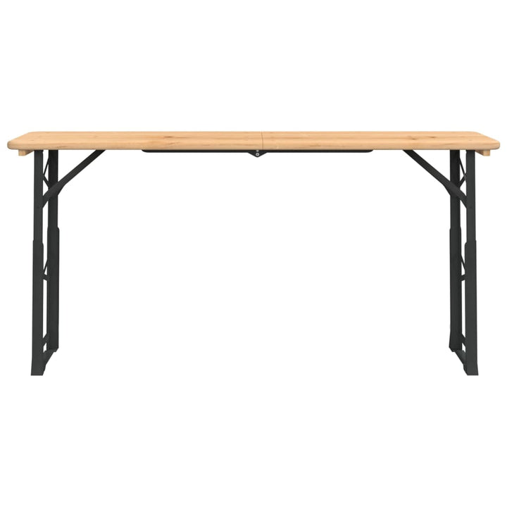 Hopfällbart Barbord 170X50X75/105 Cm Massiv Gran
