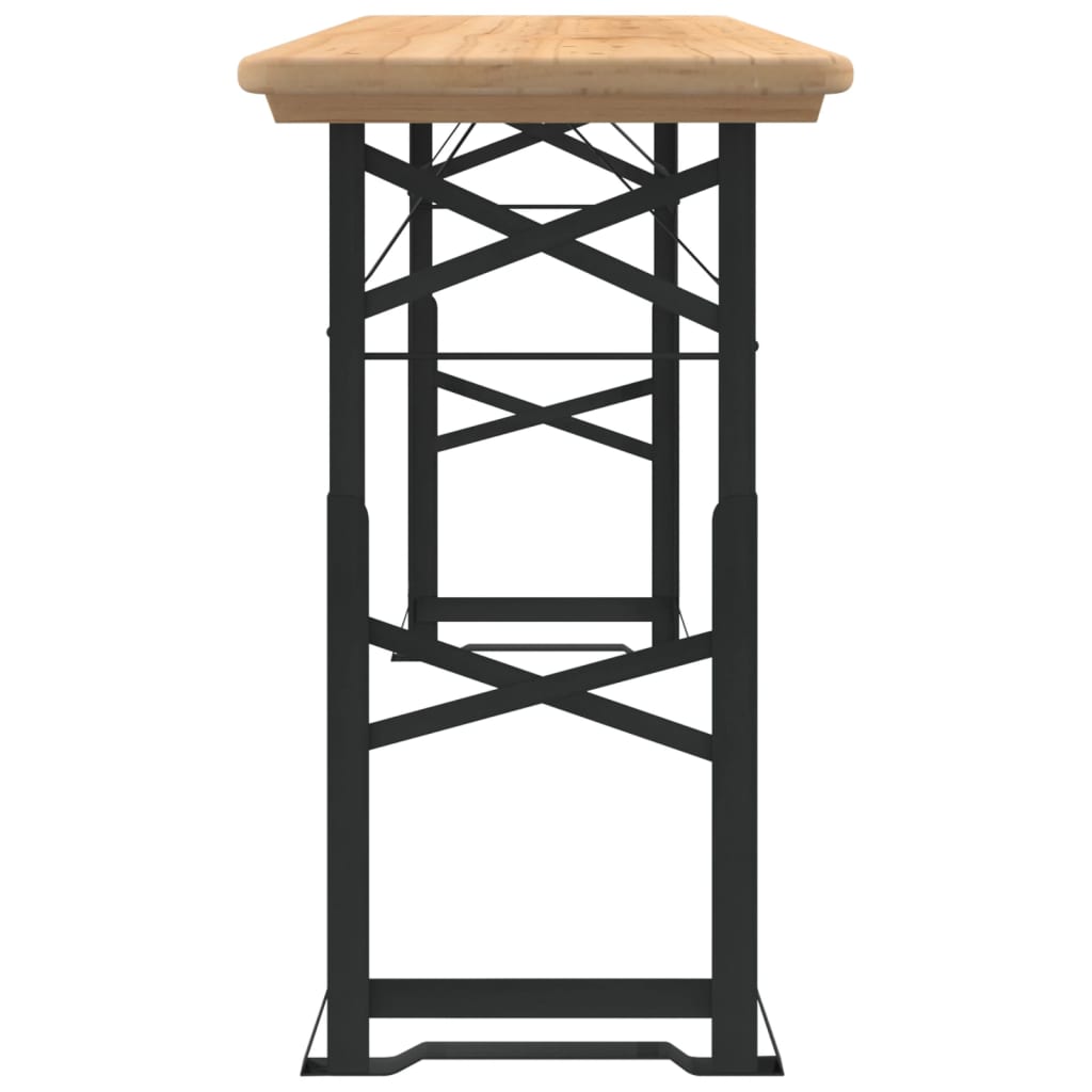 Hopfällbart Barbord 170X50X75/105 Cm Massiv Gran