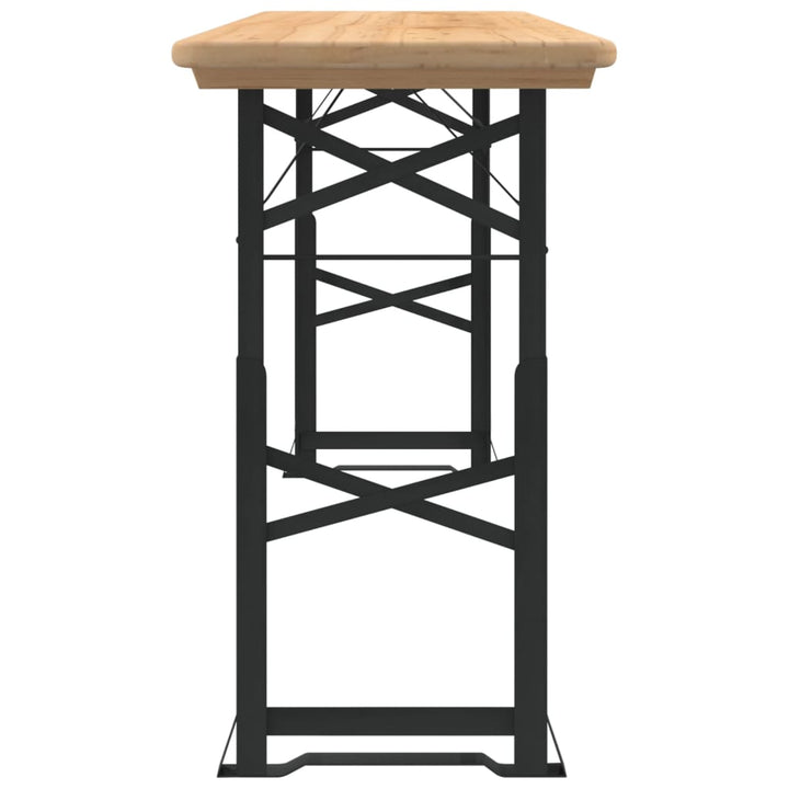 Hopfällbart Barbord 170X50X75/105 Cm Massiv Gran