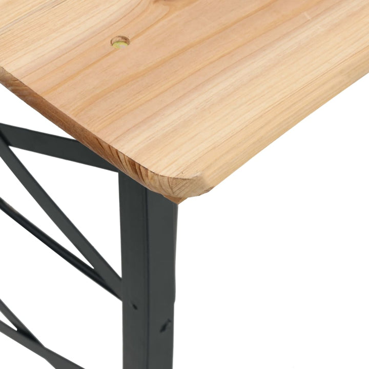 Hopfällbart Barbord 170X50X75/105 Cm Massiv Gran