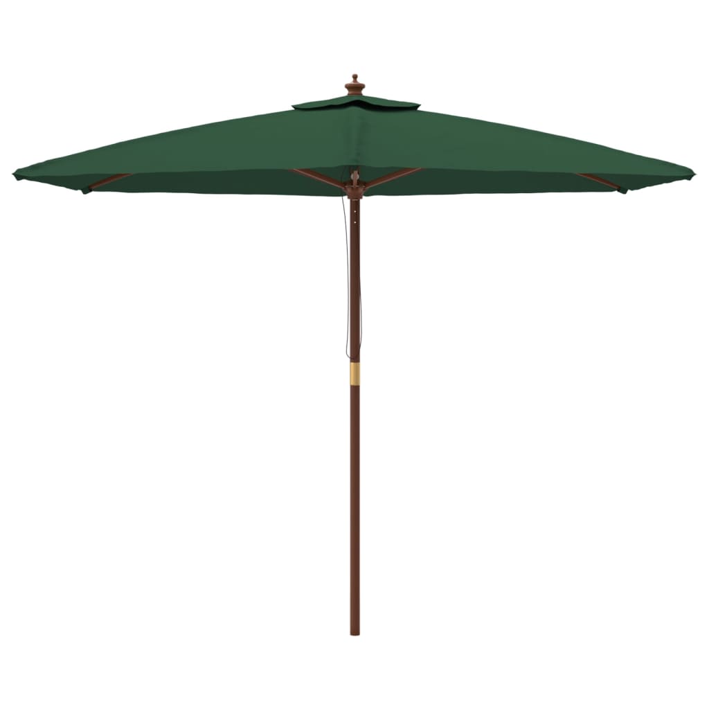 Parasoll Med Trästång 299X240 Cm