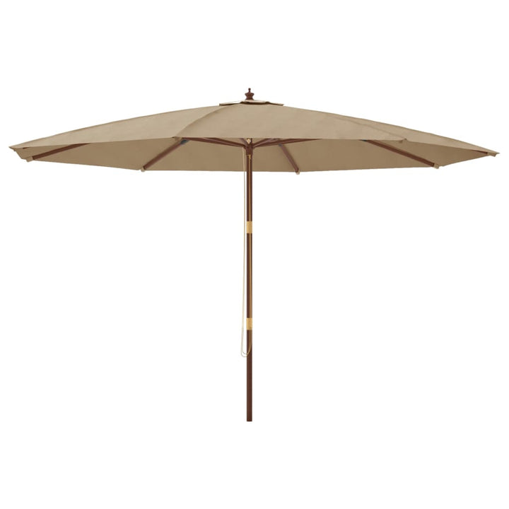 Parasoll Med Trästång 400X273 Cm