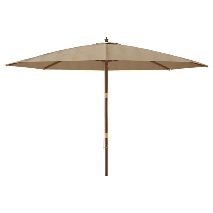 Parasoll Med Trästång 400X273 Cm