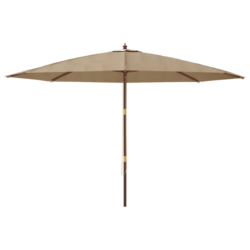 Parasoll Med Trästång 400X273 Cm