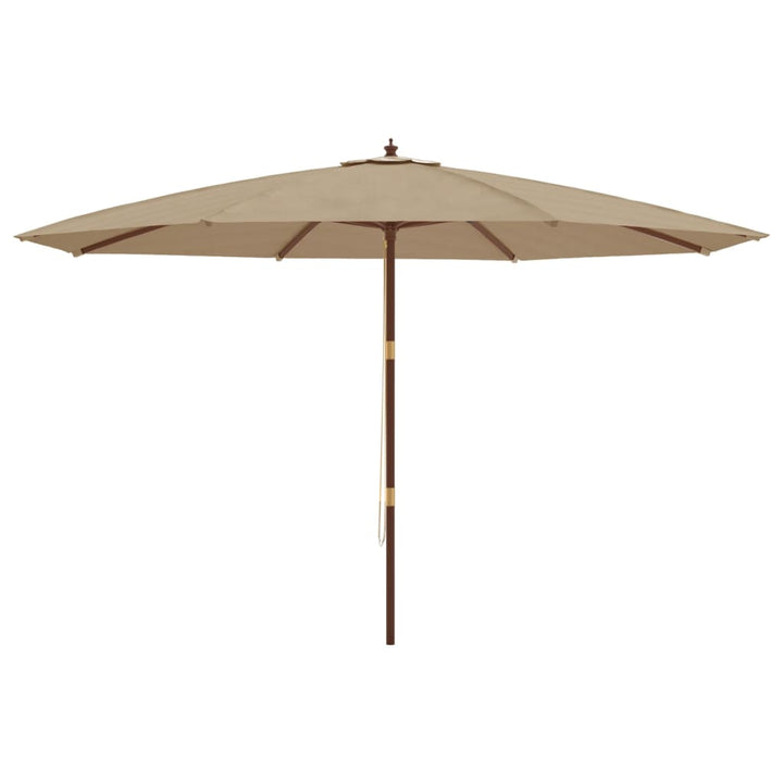 Parasoll Med Trästång 400X273 Cm