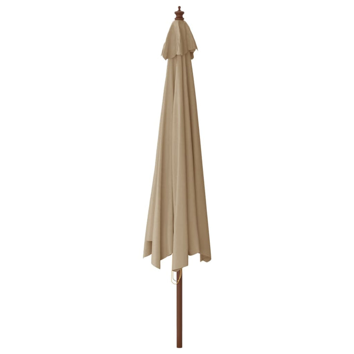 Parasoll Med Trästång 400X273 Cm