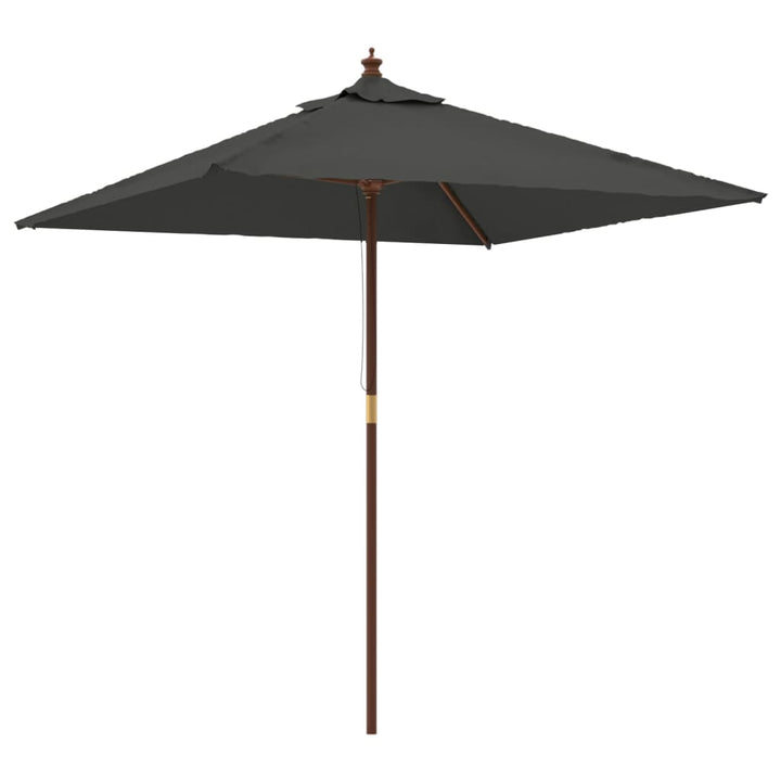 Parasoll Med Trästång 198X198X231 Cm