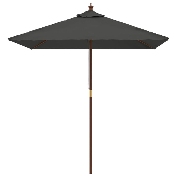 Parasoll Med Trästång 198X198X231 Cm