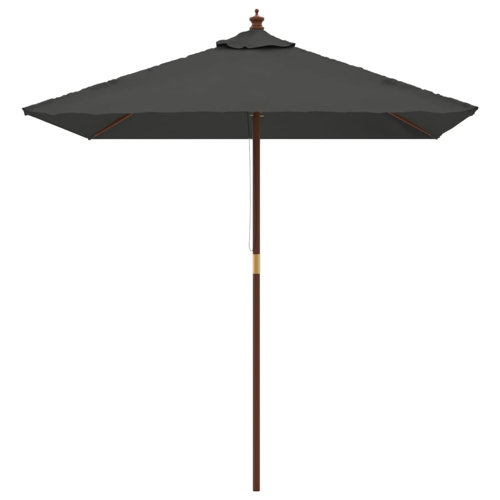 Parasoll Med Trästång 198X198X231 Cm