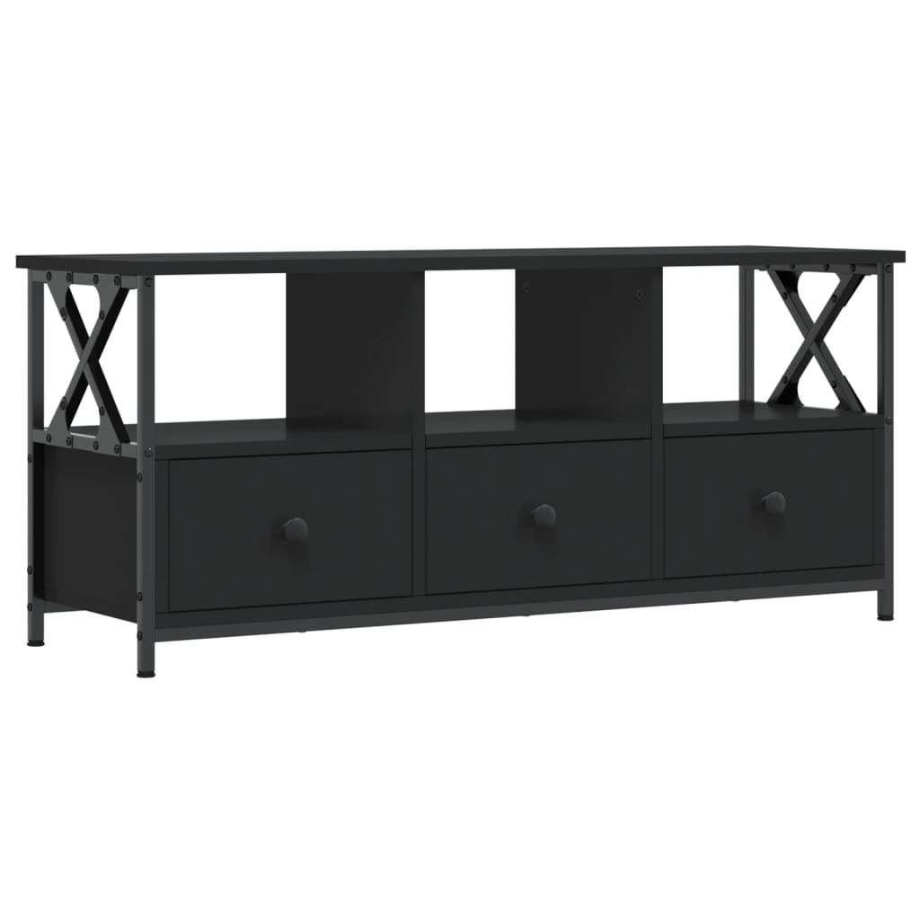 Tv-Bänk 102X33X45 Cm Konstruerat Trä &amp; Järn