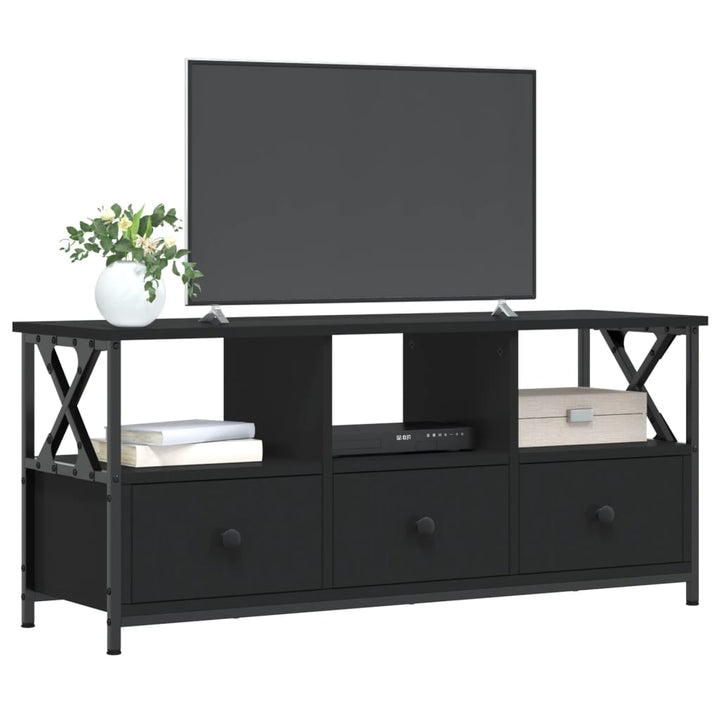 Tv-Bänk 102X33X45 Cm Konstruerat Trä &amp; Järn