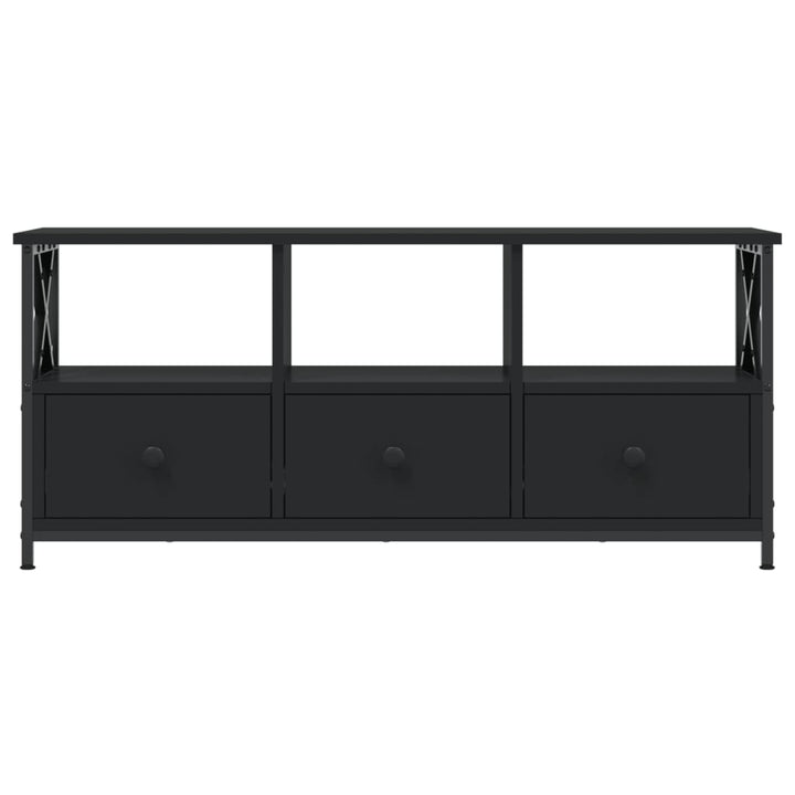 Tv-Bänk 102X33X45 Cm Konstruerat Trä &amp; Järn