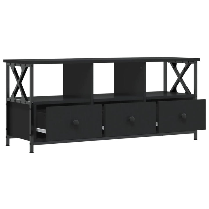 Tv-Bänk 102X33X45 Cm Konstruerat Trä &amp; Järn
