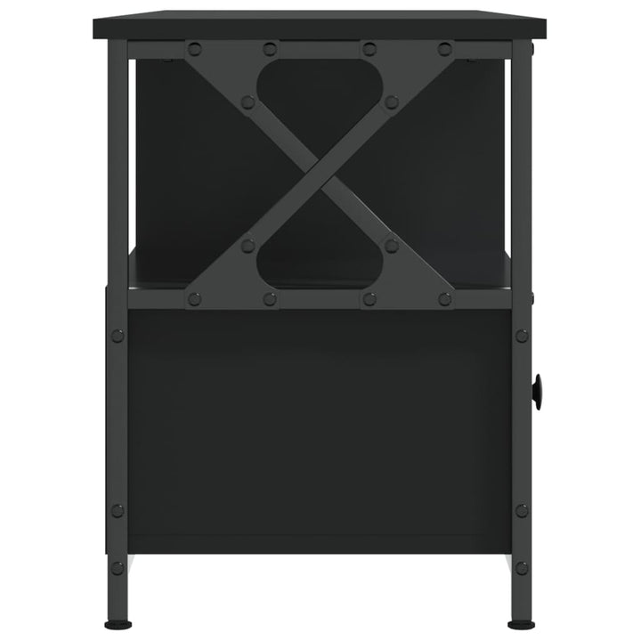 Tv-Bänk 102X33X45 Cm Konstruerat Trä &amp; Järn