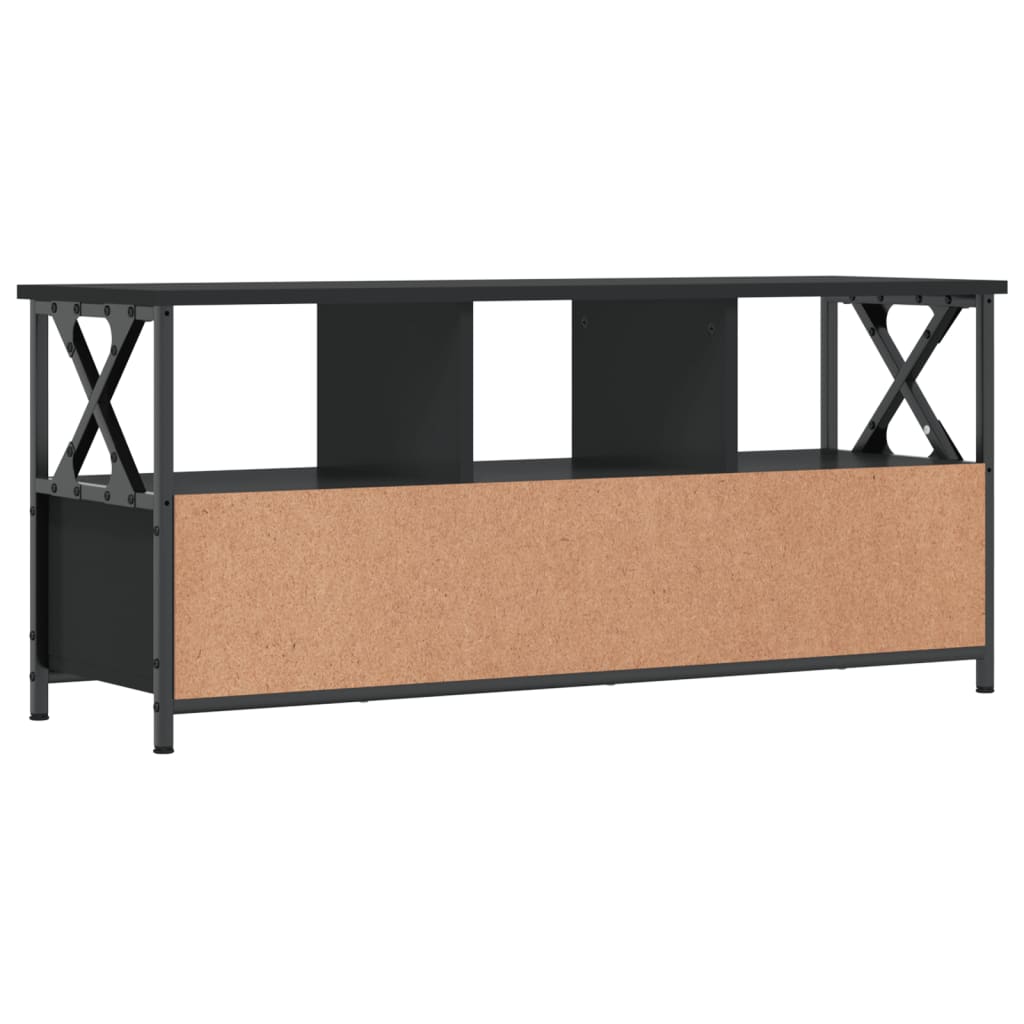Tv-Bänk 102X33X45 Cm Konstruerat Trä &amp; Järn