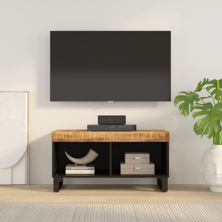Tv-Bänk 85X33X43,5 Cm Massivt Återvunnet Trä