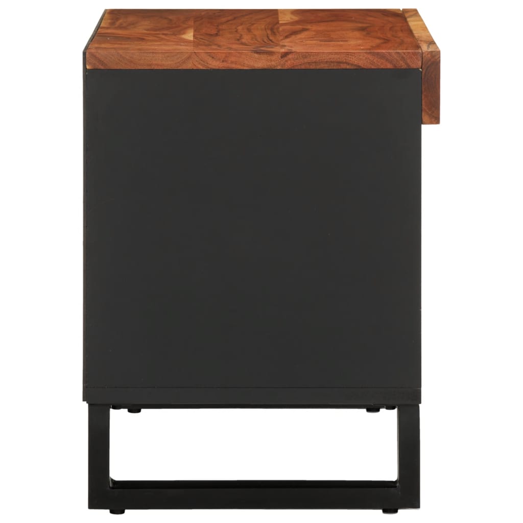 Tv-Bänk 85X33X43,5 Cm Massivt Återvunnet Trä