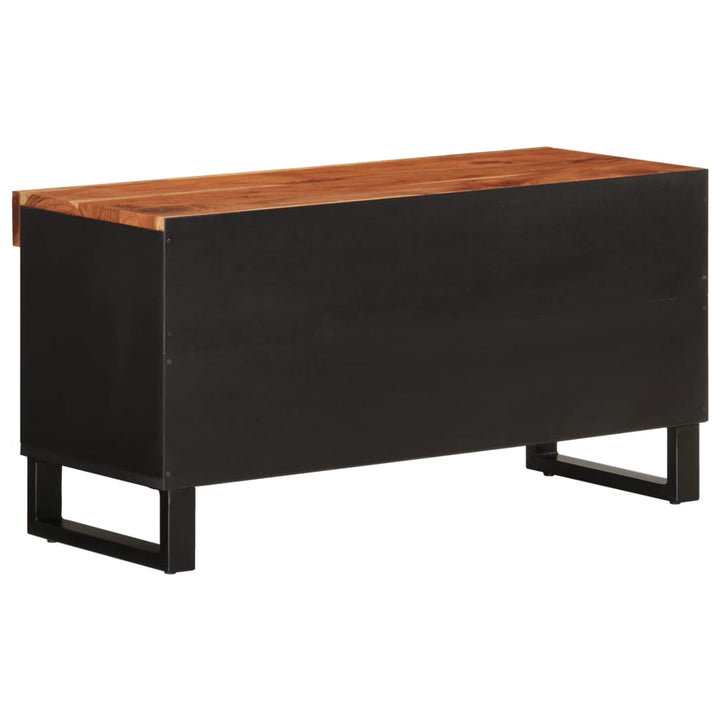 Tv-Bänk 85X33X43,5 Cm Massivt Återvunnet Trä