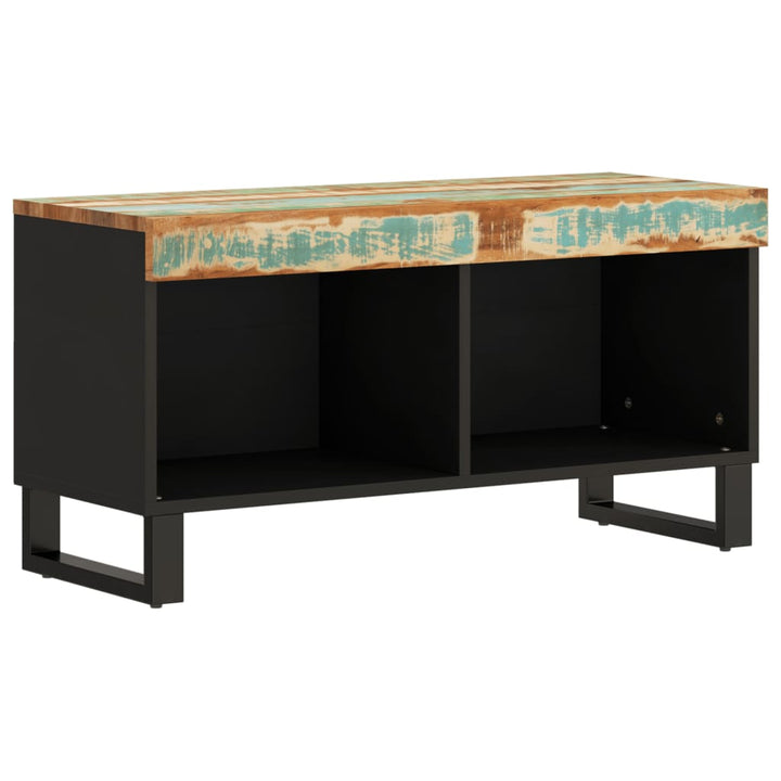 Tv-Bänk 85X33X43,5 Cm Massivt Återvunnet Trä