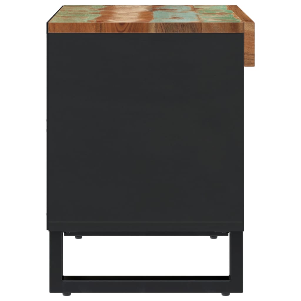 Tv-Bänk 85X33X43,5 Cm Massivt Återvunnet Trä