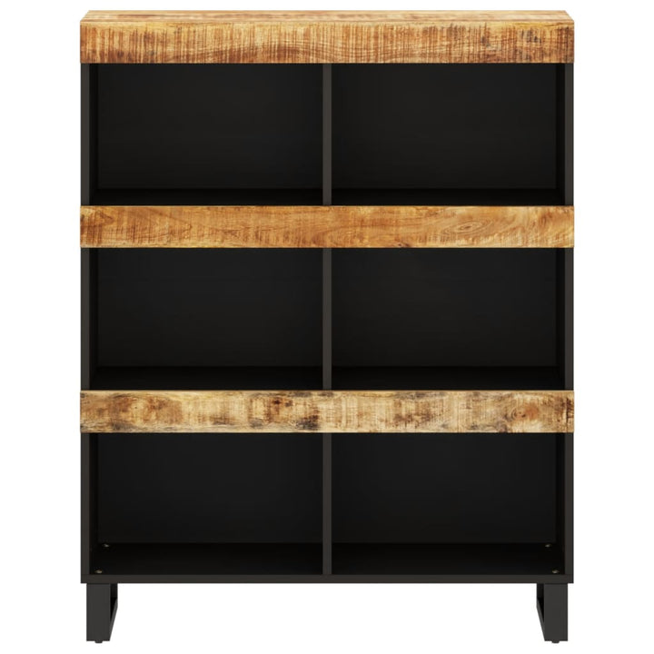 Sidoskåp 85X33X107 Cm Massivt Mangoträ