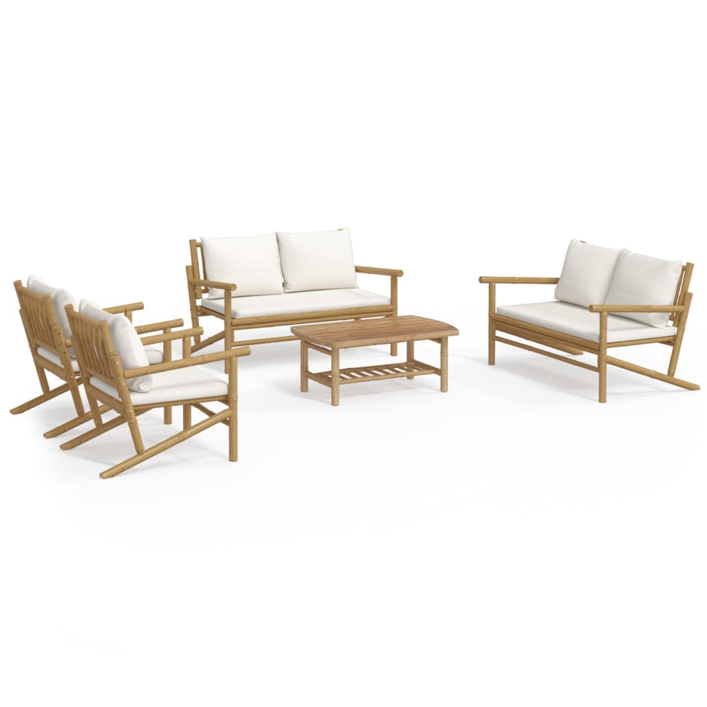 Loungegrupp 5 Delar A Dynor Bambu