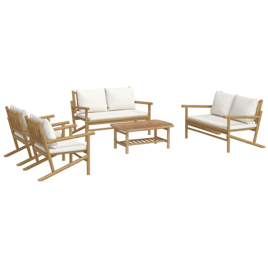 Loungegrupp 5 Delar A Dynor Bambu