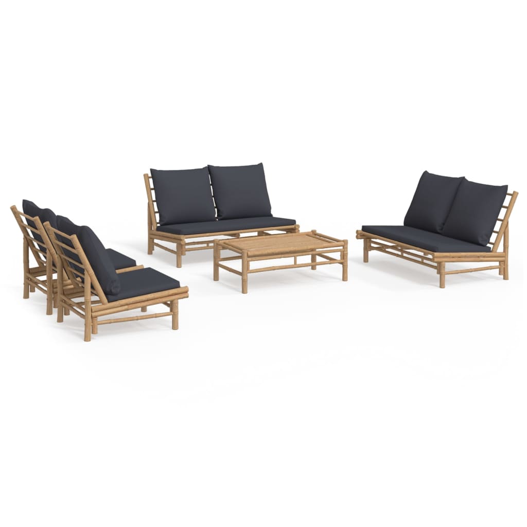 Loungegrupp 5 Delar Dynor Bambu