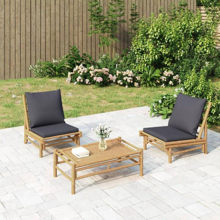 Loungegrupp 5 Delar Dynor Bambu