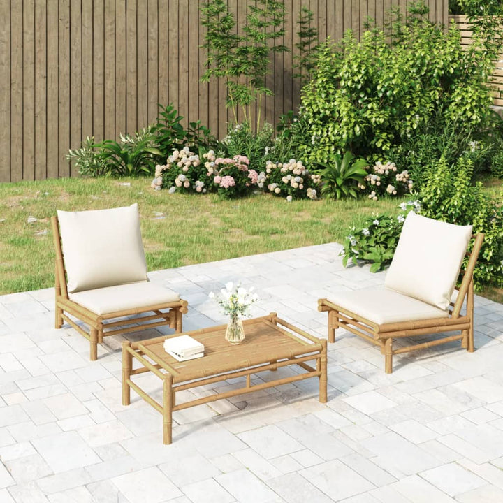 Loungegrupp 5 Delar Dynor Bambu