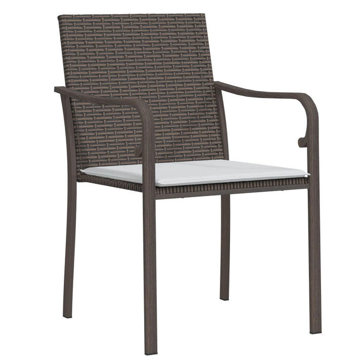 Trädgårdsstolar 2 St Med Dynor 56X59X84 Cm Konstrotting