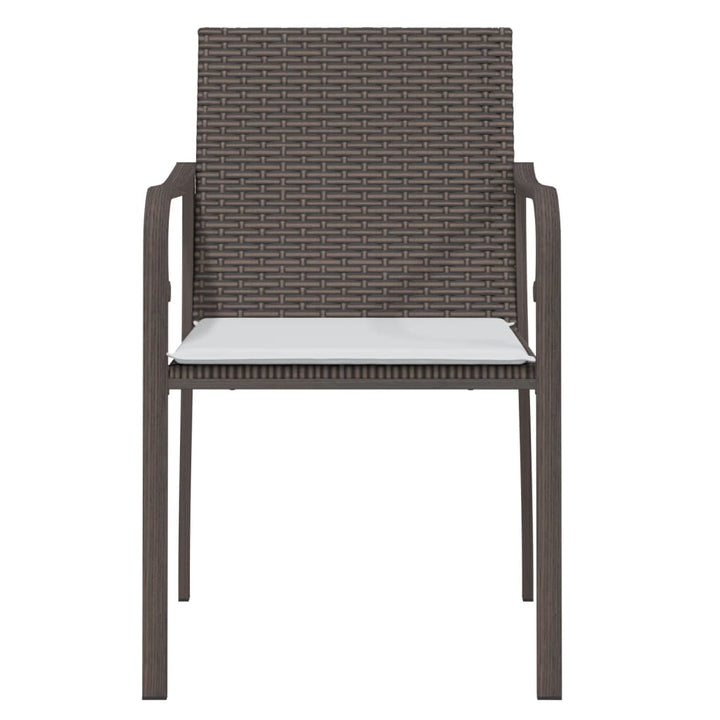 Trädgårdsstolar 2 St Med Dynor 56X59X84 Cm Konstrotting