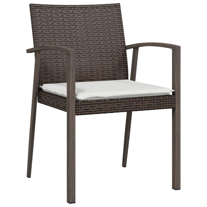Trädgårdsstolar 2 St Med Dynor 56,5X57X83 Cm Konstrotting