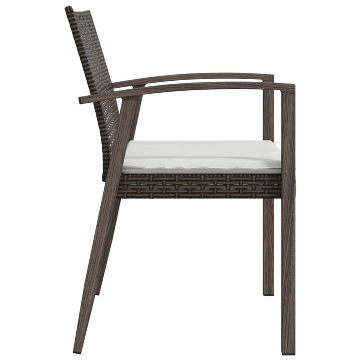 Trädgårdsstolar 2 St Med Dynor 56,5X57X83 Cm Konstrotting