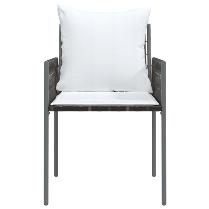Trädgårdsstolar 2 St Med Dynor 54X61X83 Cm Konstrotting