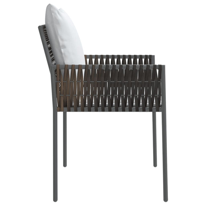 Trädgårdsstolar 2 St Med Dynor 54X61X83 Cm Konstrotting